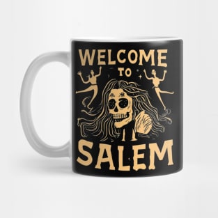 Welcome to Salem Halloween Witch Mug